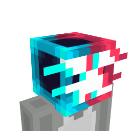 Glitched Creeper Head