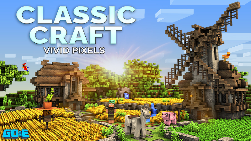 Classic Craft - Vivid Pixels Key Art