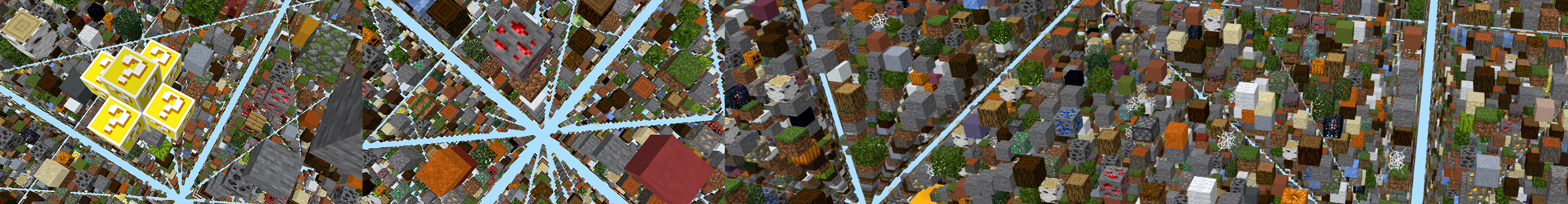 SKY GRID Lucky Blocks! Panorama