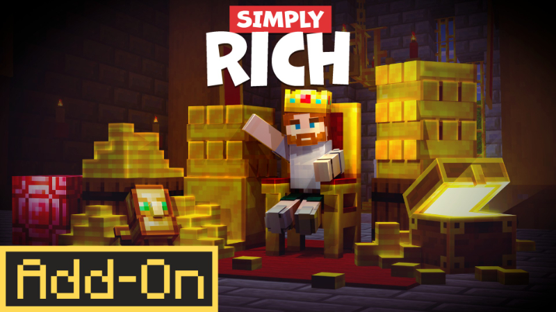 Simply Rich Add-On on the Minecraft Marketplace by Simply Brilliant