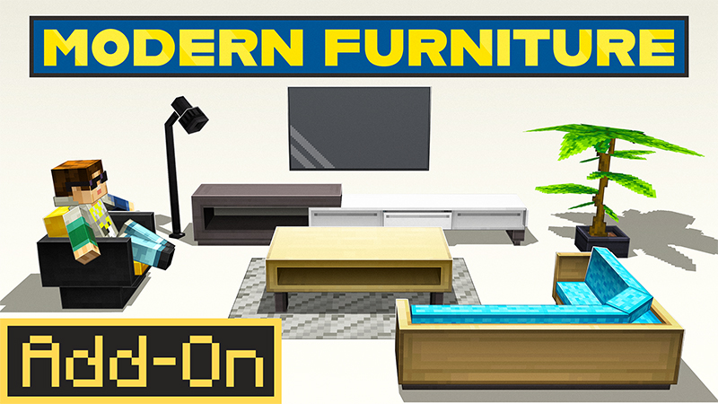 Modern Furniture Add-On 1.0 on the Minecraft Marketplace by Tsunami Studios