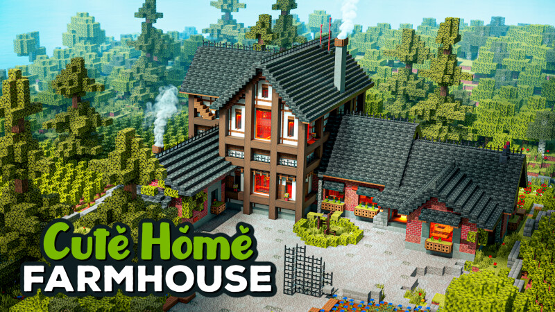 Cute Home Farmhouse By Crackedcubes Minecraft Marketplace Map Minecraft Marketplace Via 