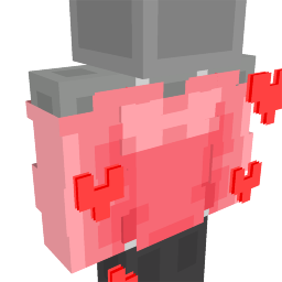 Red Heart Crop Top on the Minecraft Marketplace by Rainbow Theory