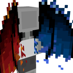 Red & Blue Fire Wings