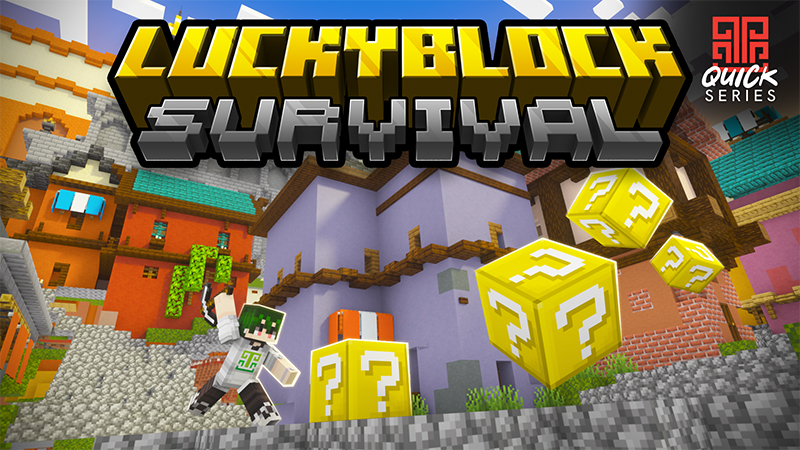 Luckyblock Survival Key Art