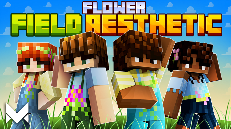 Flower Field Aesthetic Key Art