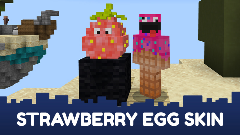Strawberry - Egg Skin by CubeCraft Games