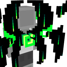 Sci-Fi Dark Cyber Hacker Green Wings on the Minecraft Marketplace by Diveblocks