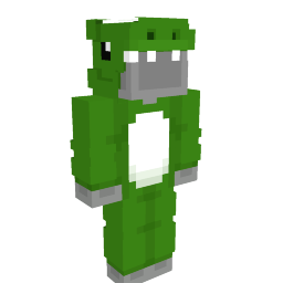 Dark Green Dinosaur Pajamas on the Minecraft Marketplace by Asiago Bagels