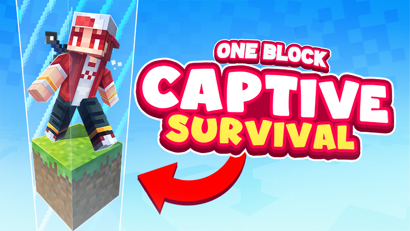 SURVIVAL BUT CAPTIVE ONE BLOCK Key Art