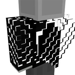 Black & White Heart Top on the Minecraft Marketplace by BLOCKLAB Studios
