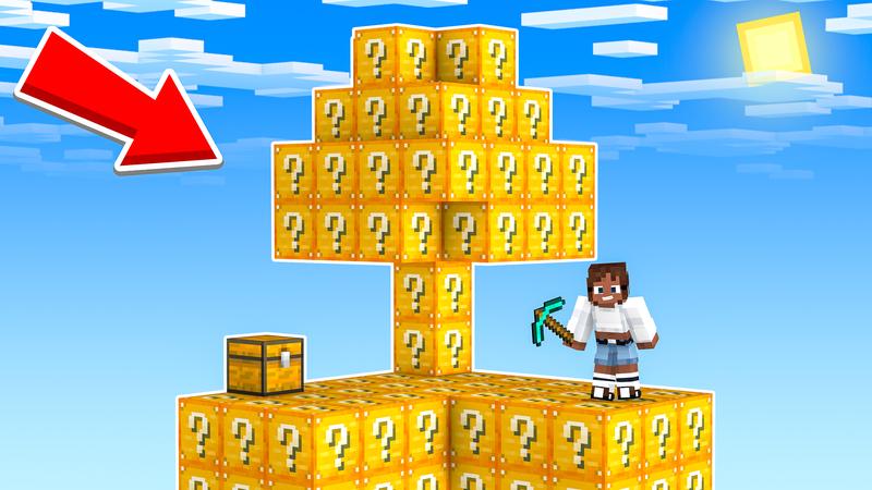 Lucky Block Skyblock Key Art