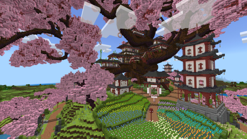 Cherry Bonsai Treehouse Cherry Bonsai Treehouse by CrackedCubes