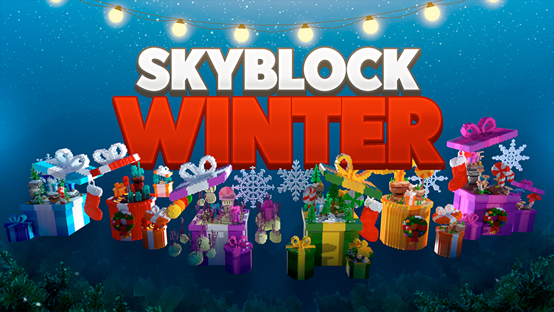 Skyblock Winter Key Art