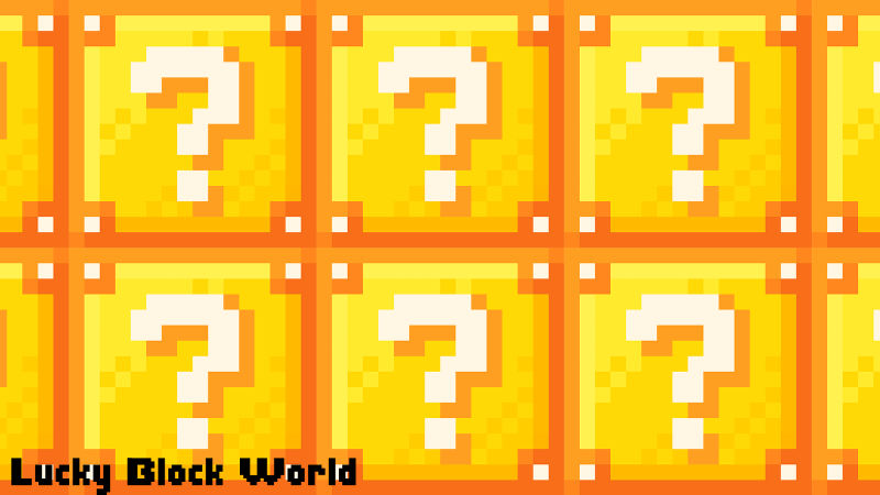 Lucky Block World Key Art