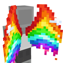 Rainbow Wings on the Minecraft Marketplace by The Craft Stars