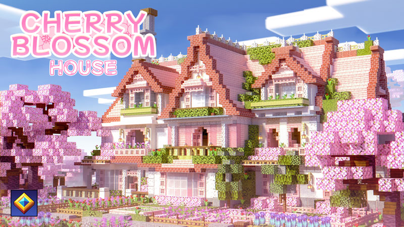 Cherry Blossom House By Overtales Studio Minecraft Marketplace Map   Cherry Blossom House Thumbnail 0 