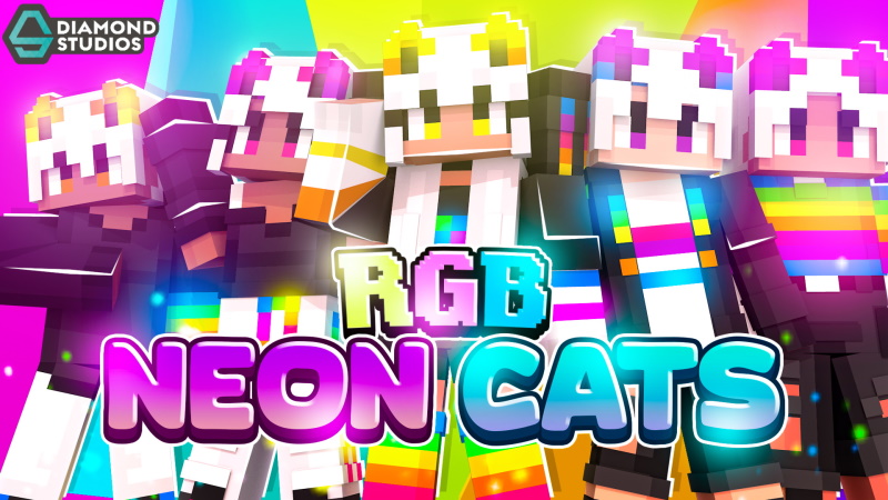 RGB Neon Cats Key Art