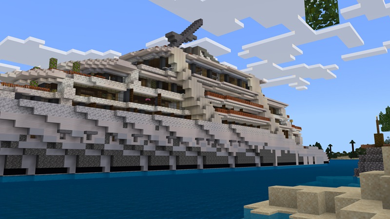 minecraft super yacht