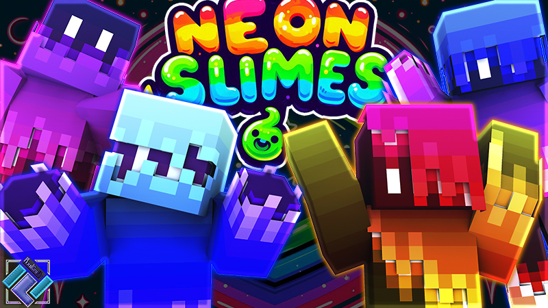 Neon Slimes Key Art