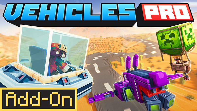 Vehicles Pro on the Minecraft Marketplace by Spectral Studios