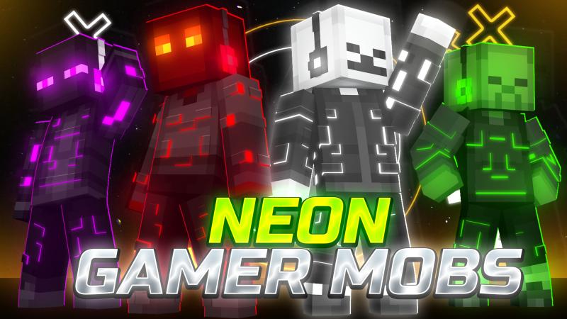 Neon Gamer Mobs Key Art