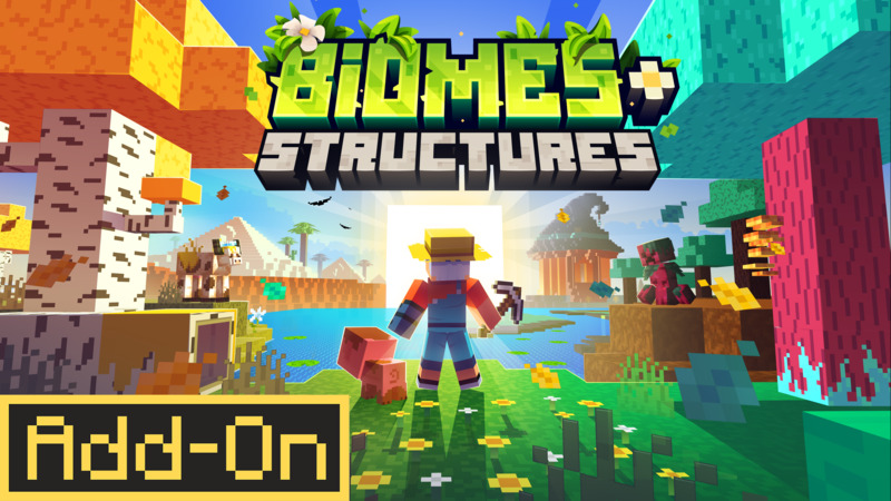 BIOMES + STRUCTURES Add-On Key Art