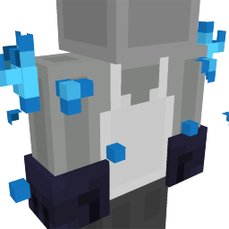 Blue Flaming Gloves