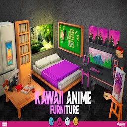 Kawaii Anime Furniture Pack Icon