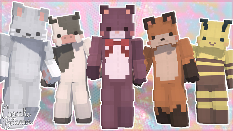 Animal Stuffies Skin Pack on the Minecraft Marketplace by CupcakeBrianna