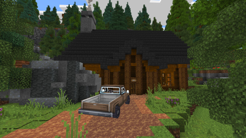 Rustic Log Mansion 2 Rustic Log Mansion 2 by CrackedCubes
