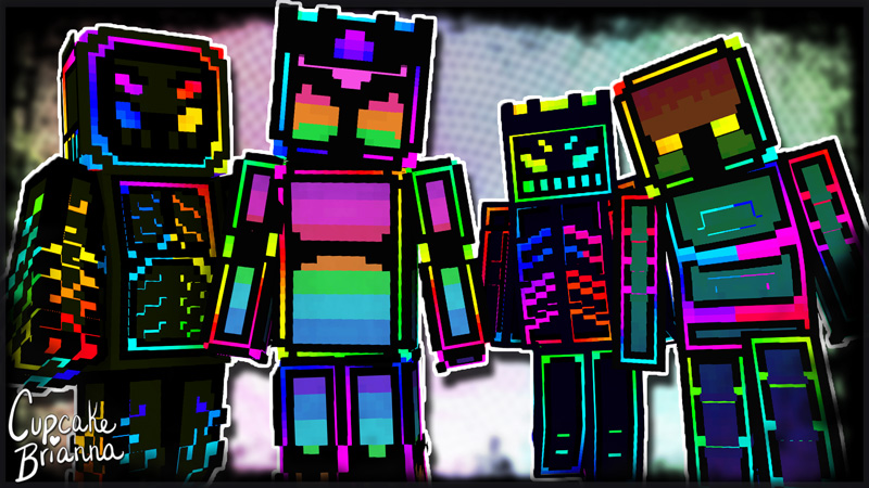 Neon Knights HD Skin Pack Key Art