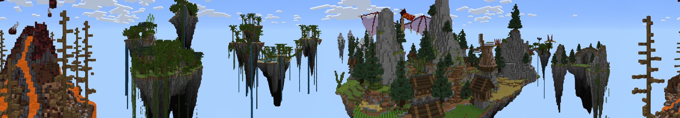 Skyblock Upgrade Panorama