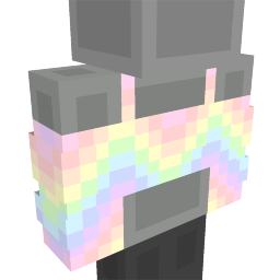 Long Sleeves Pastel Crop Top on the Minecraft Marketplace by Kubo Studios