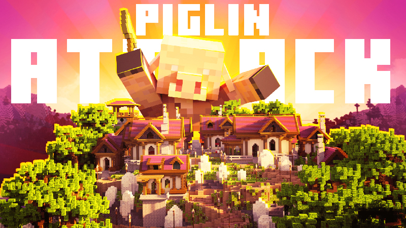 Piglin Attack Key Art