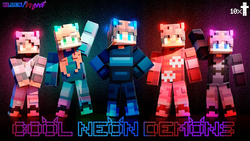 Cool Neon Demons in Minecraft Marketplace | Minecraft