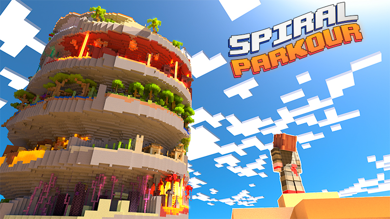 Spiral Parkour on the Minecraft Marketplace by FineArts