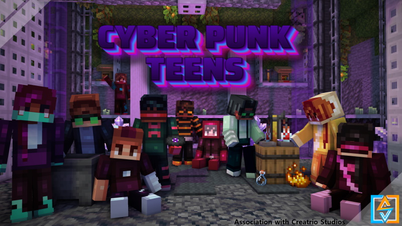 Cyber Punk Teens Key Art