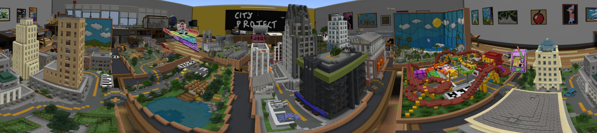 Papercraft 2: City Project panorama