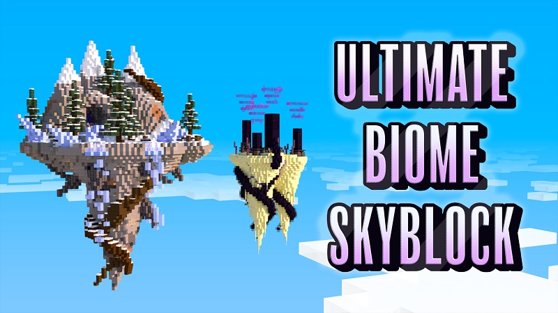 Ultimate Biome Skyblock Key Art