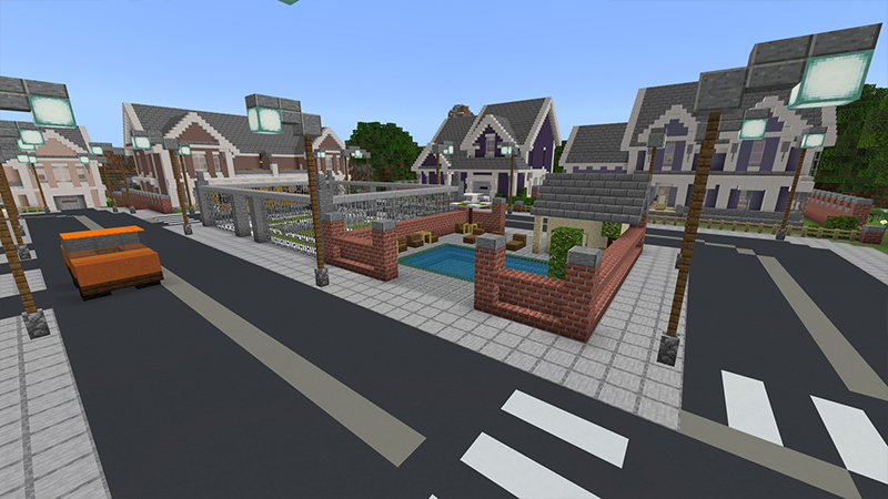 Modern Town and School Modern Town and School by Razzleberries