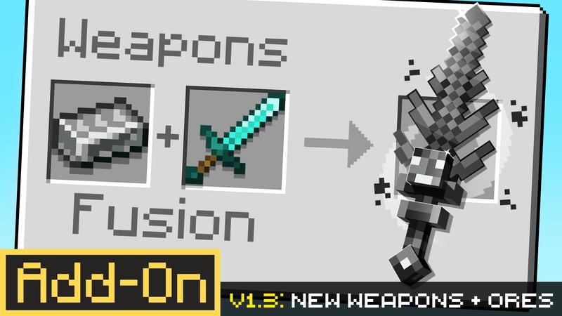 Weapons Fusion Add-On on the Minecraft Marketplace by cubed-creations