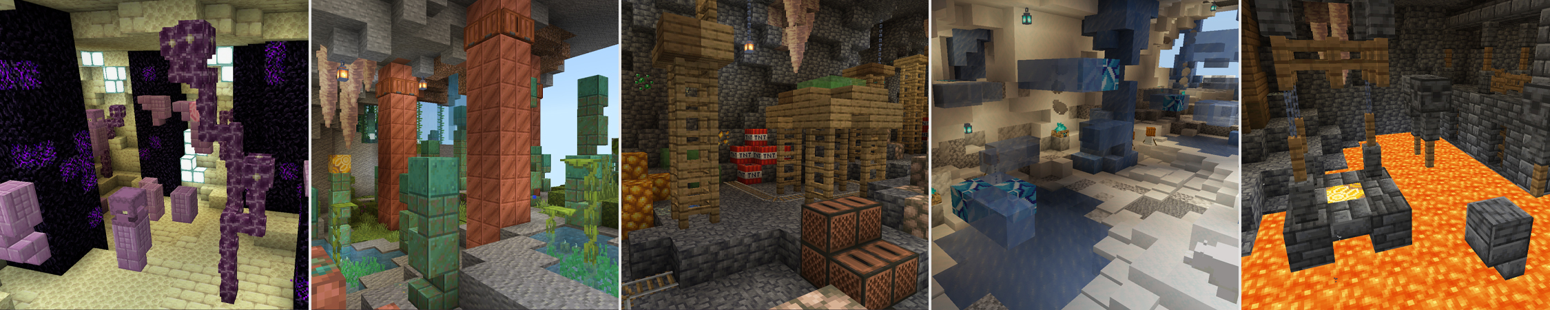 Spiral Caves Parkour panorama