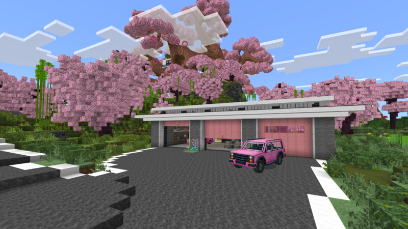 Cherry Tree Mega Mansion Cherry Tree Mega Mansion by CrackedCubes