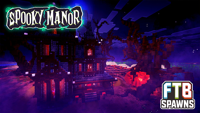 Spooky Manor Survival Spawn on the Minecraft Marketplace by FTB