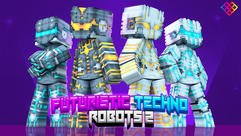 Futuristic Techno Robots 2 Key Art