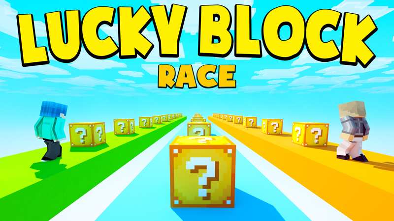 lucky block race minecraft education edition