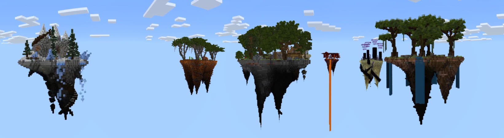 Ultimate Biome Skyblock Panorama