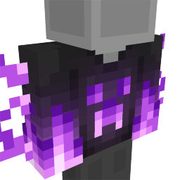 Purple Creeper Bold Glow Fire Hoodie