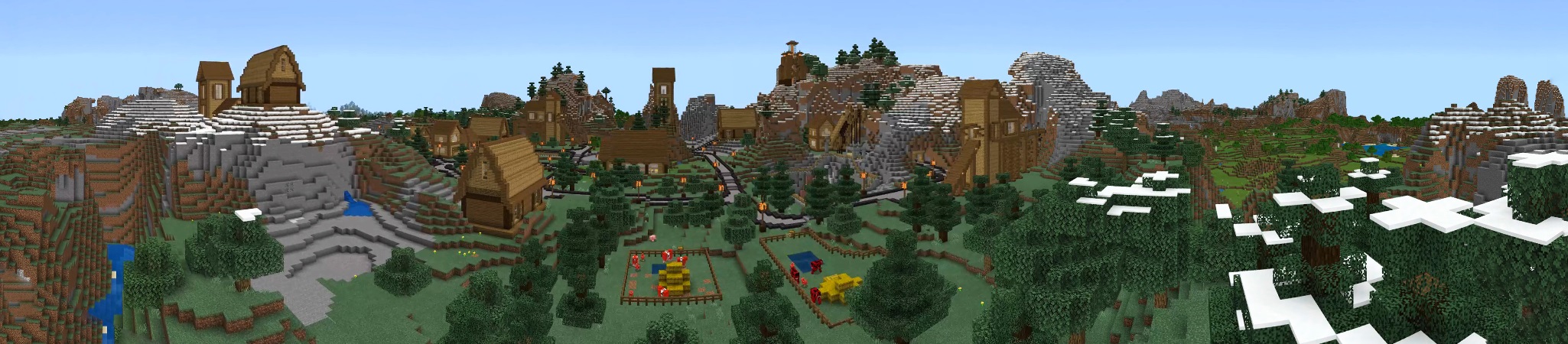 Craftable TNT panorama